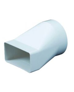 Övergång 55 x  110 - rund 100 plast