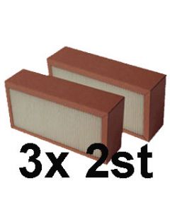 Filterset 3-pack Flexit Spirit Uni 2 Eko