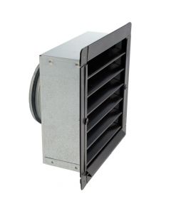 Ytterväggsgaller YG/GL 250x250-160 svart